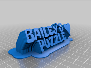 Bailey 39 s puzzle personalizzato 3d print model - Mito3D