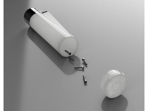 carlz grande clíper encendedor oculto almacenamiento caja 3d print model - Mito3D