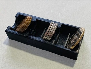 coin tray holder japan 3d print model - Mito3D
