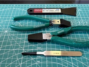 protettori utensili pinze titolare supporto freecad mano pinza pitone pinzette 3d print model - Mito3D