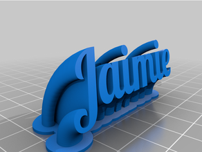 personalizado Swejammeping jamlobnamaszdfasdfasdfe plato 3d print model - Mito3D