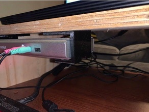 caldigit docking station bracket laptop usb usbc 3d print model - Mito3D