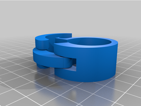 customized auto25mm connectconnect - cam pipe clamp 3d print model - Mito3D