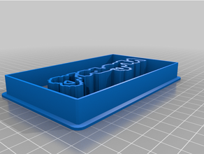 angepasst Bild basierend Grascookie Cutter 3d print model - Mito3D