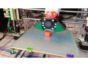 e3d duct 40mm fan hotend 3d print model - Mito3D