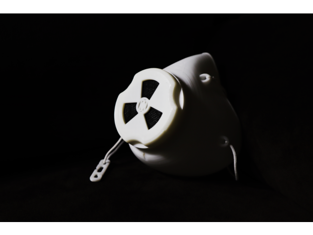 covid 19 maschera 3D print model - Mito3D