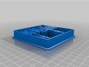 angepasst Bild basedgras Plätzchen Cutter 3d print model - Mito3D