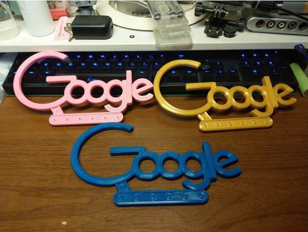 google nudillos 3D print model - Mito3D