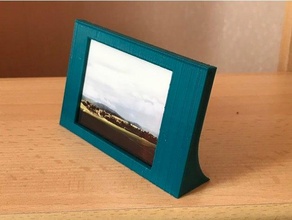 horizontal instax frame fujifilm mini photo picture 3d print model - Mito3D
