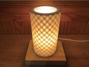 shippo pattern lamp shade 3d print model - Mito3D