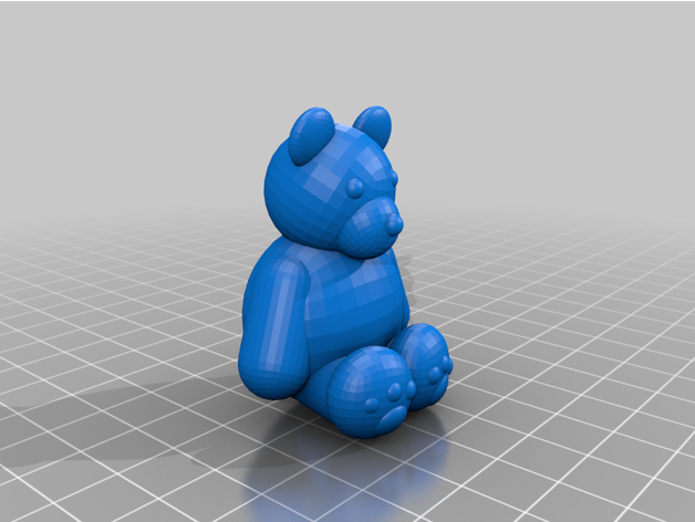 Teddy Bär 3D print model - Mito3D