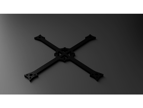 shadow5 - ultralight 5 inch quadcopter diydrones drone drones quad frame 3d print model - Mito3D