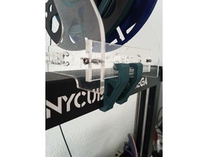 anycubic i3 filament roll hook 3d print model - Mito3D