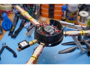 helikopter motorlu Uçan göz duvar kaplama dronlar Hexacopter Octocopter Quadcopter Tricopter 3d print model - Mito3D