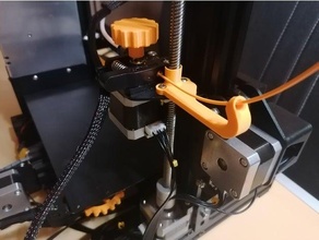 ender 3 filament guide holder accessories guie upgrade position 3d print model - Mito3D