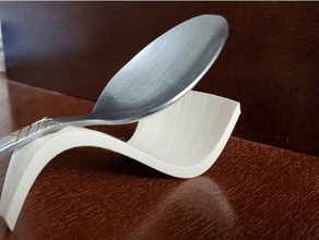 cuchara apoyo ver2 cocina mesa té café articulo casa fuga sppon 3d print model - Mito3D