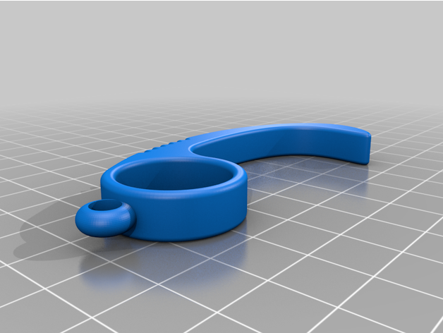 porte clef abrir coronavírus covid 19 clefs 3D print model - Mito3D