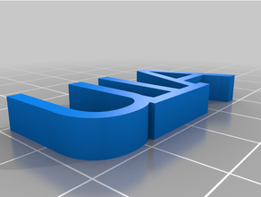 ulla 2my customized text 3d print model - Mito3D