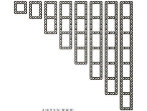 rectángulo ordenar soportes compatible Lego soporte 3d print model - Mito3D