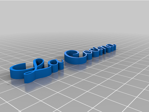 la cocinamy customized text 3d print model - Mito3D