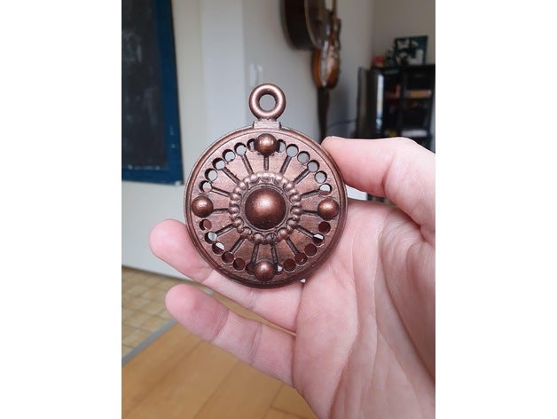 medallion 3D print model - Mito3D