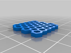 customized honeycomb generatortest 3d print model - Mito3D