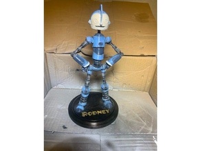 rodney copperbottom fixed - ready print robot rod 3d print model - Mito3D