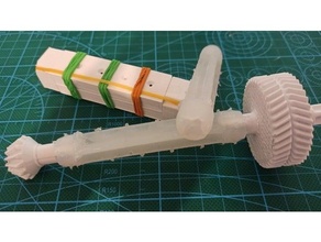 tarmo4 flex shaft hot glue mold 3d print model - Mito3D