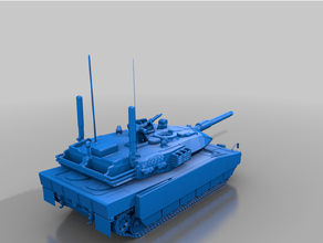 turkish altay tank 3d print model - Mito3D