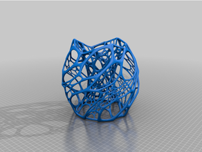 zellular Lampe Remix Base Licht Mathematik 3d print model - Mito3D