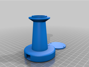 personnalisable lune lampe supporter 3d print model - Mito3D