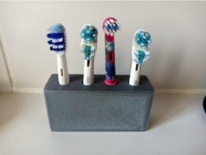 brush holder oral oral-b toothbrush 3d print model - Mito3D
