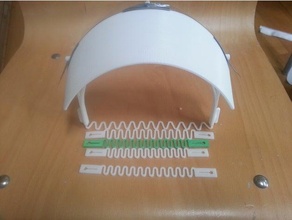 flexible strap face shields diy tpu 3d print model - Mito3D
