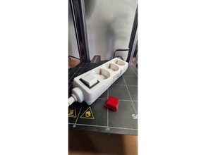 power strip button cover 3d print model - Mito3D