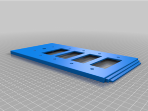 aks angepasst Schalter Tafel 3d print model - Mito3D