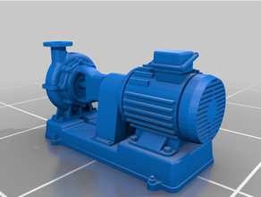 motor pump model 3d print model - Mito3D