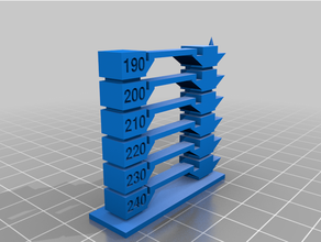 customized temperature towerfrank's tower test version 2 3d print model - Mito3D