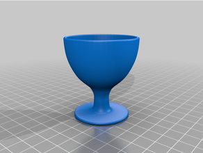 egg cup eierbecher - xl eier 3d print model - Mito3D