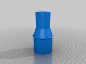 negozio vac delta cruzer polvere adaptermy personalizzato vuoto tubo flessibile adattatore 3d print model - Mito3D