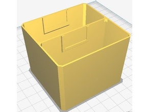 hdx organisateur bacs étiquette titulaires 3d print model - Mito3D