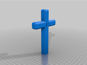 cruz base 3dlabs fusione 360 Gesù Cristo 3d print model - Mito3D