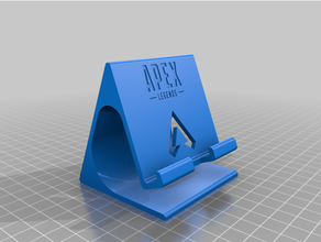 phone stand apex legends logo 3d iphone movie movie-watching tools holder watching 3d print model - Mito3D
