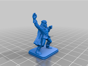 kahraman sihirbaz silahsız 3d print model - Mito3D