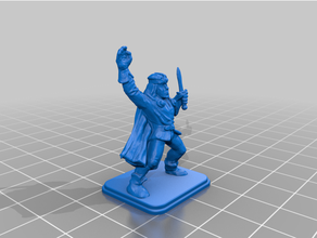 heroquest wizard dagger starting equipment 3d print model - Mito3D