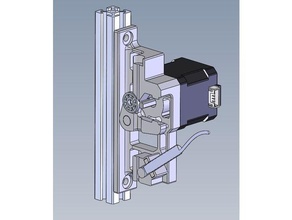 zim filament drive inductive sensor bowden extruder 3d print model - Mito3D