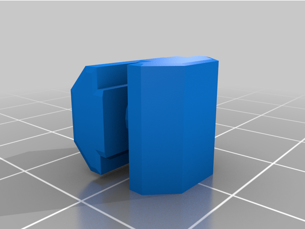 90 Grad Slot Schreiner 2020 Extrusion slot 90deg vslot 3D print model - Mito3D