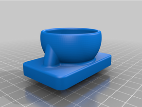 schiacciare piedi più palla squashball 3d print model - Mito3D