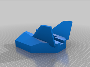 ck wing center fuselage fpv rc plane parts 3d print model - Mito3D