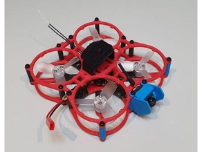 reddogg 1104 caged drone + 20mmx20mm camera mount 3d print model - Mito3D