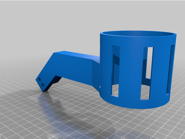 heat gun holster gladiator geartrack 3D print model - Mito3D